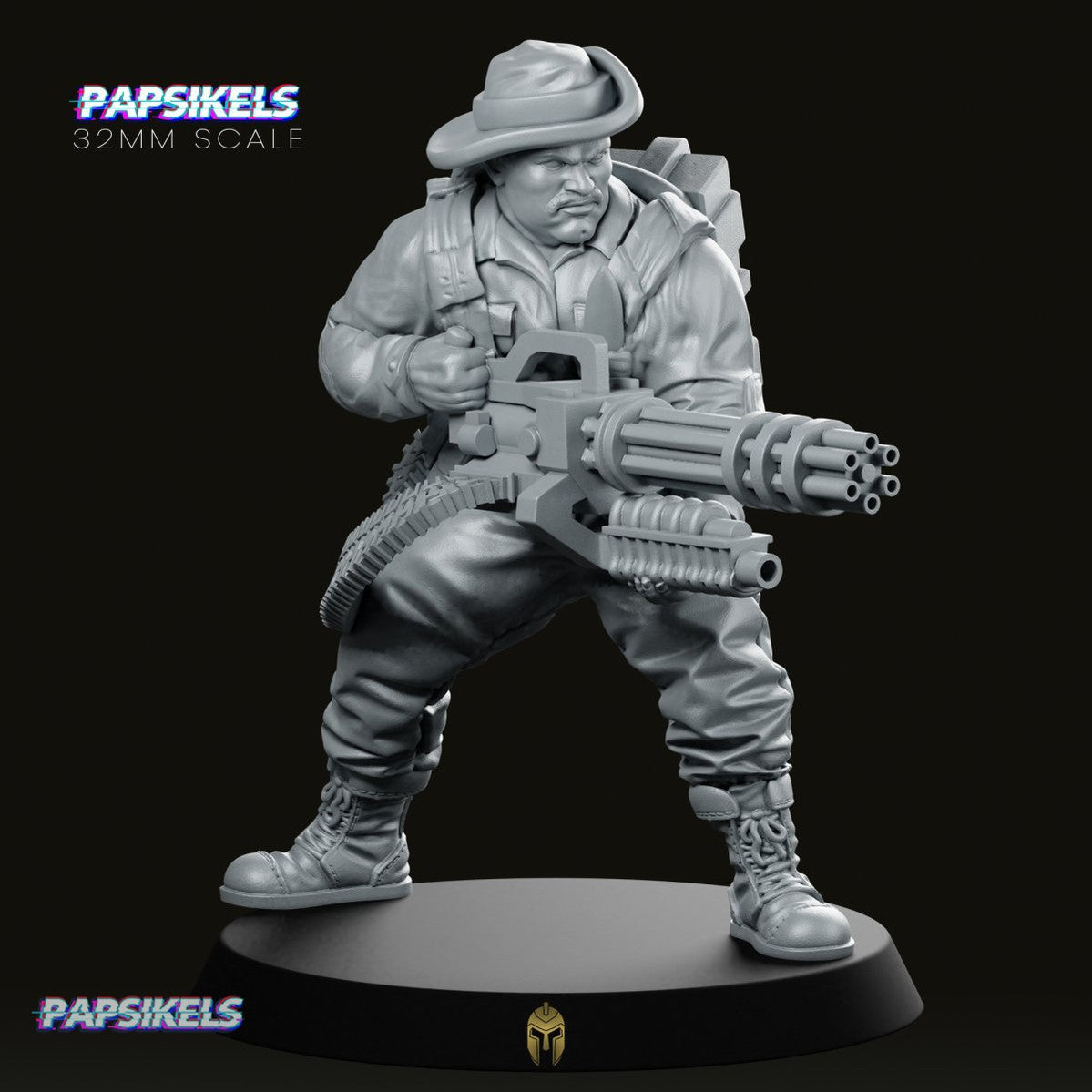 Marshall Roberts with Midigun Miniature