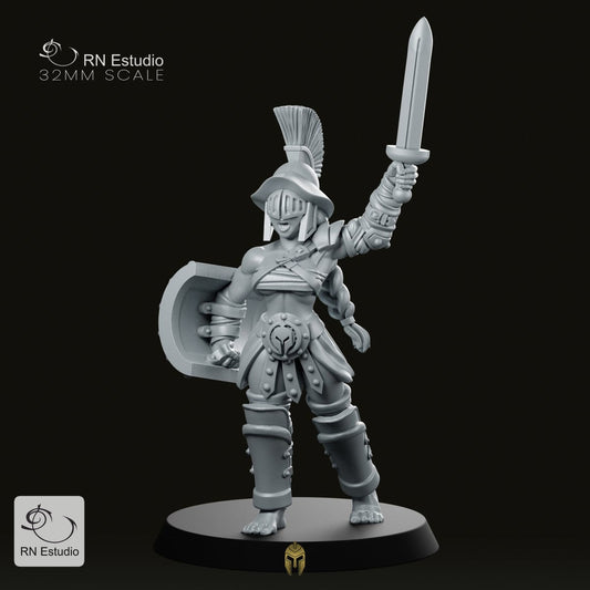 Murmilla Sword & Shield Miniature