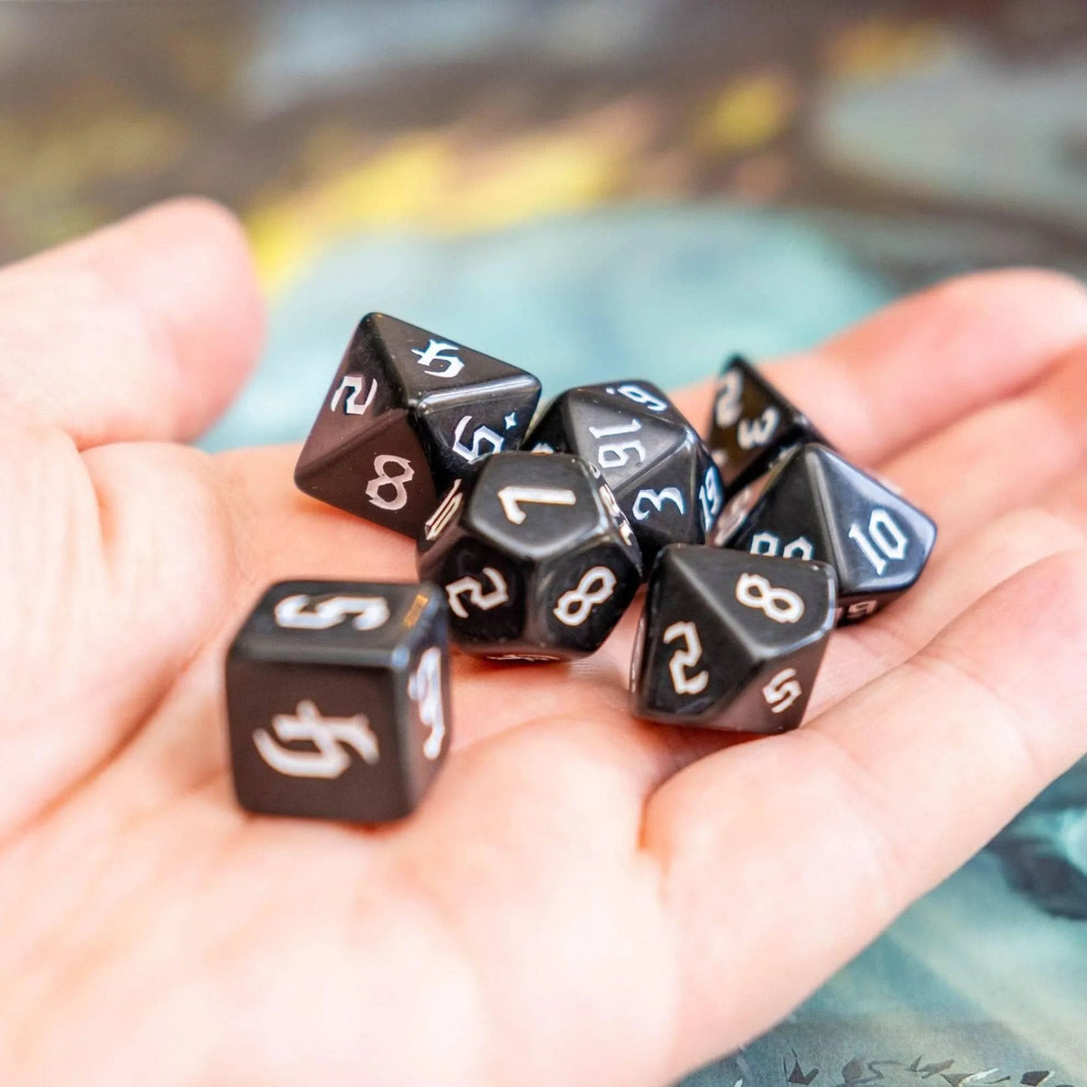 White Witch Dice Set