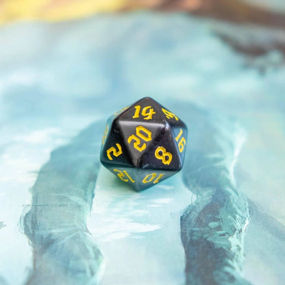Yellow Witch Dice Set