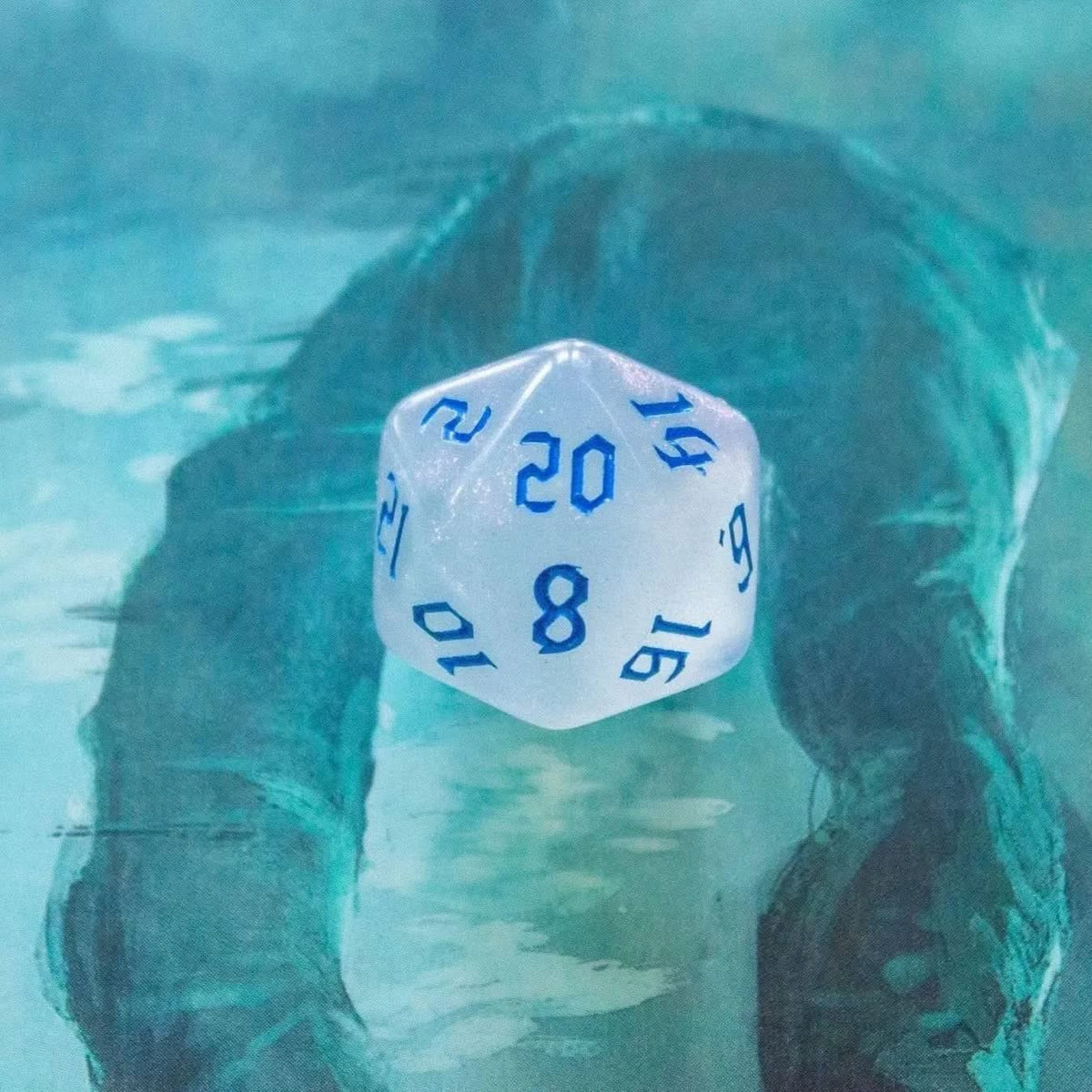 Blue Fog Dice Set