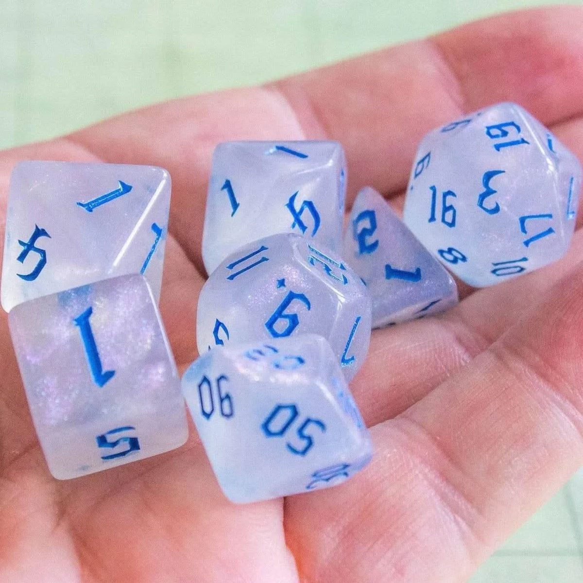 Blue Fog Dice Set