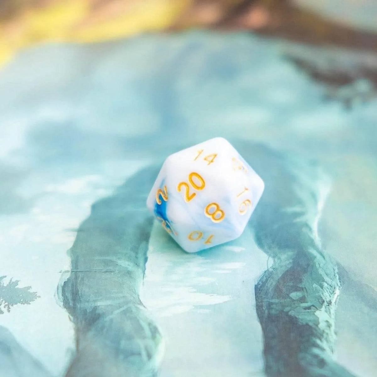Seafoam Two Tone Dice Set