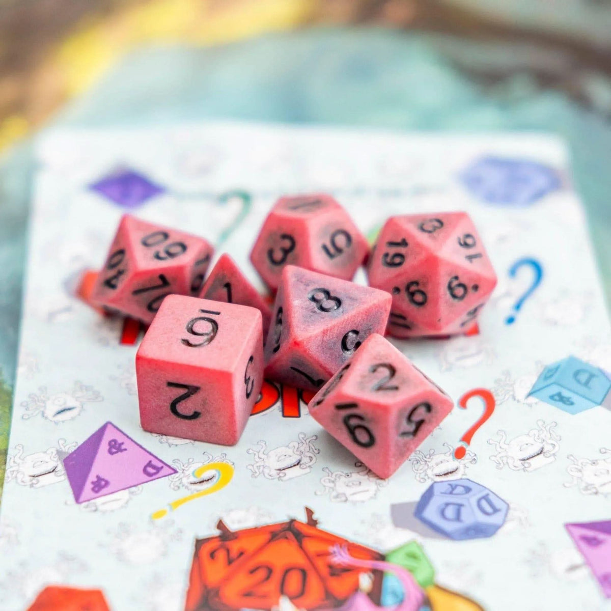 Vampire Pastel Red Dice