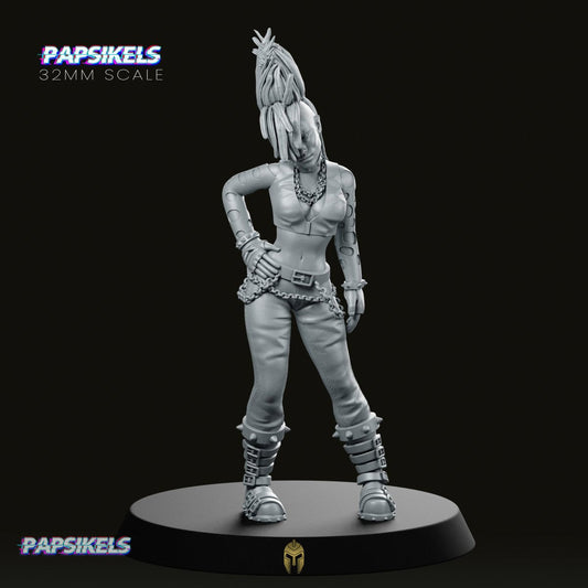 Nadine Ilustre CyberPunk Miniature