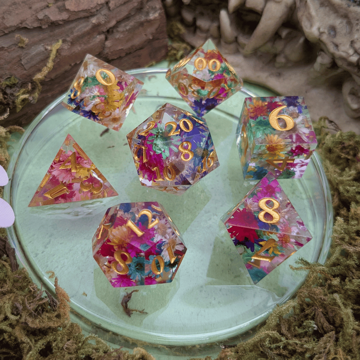Flower Sharps Dice