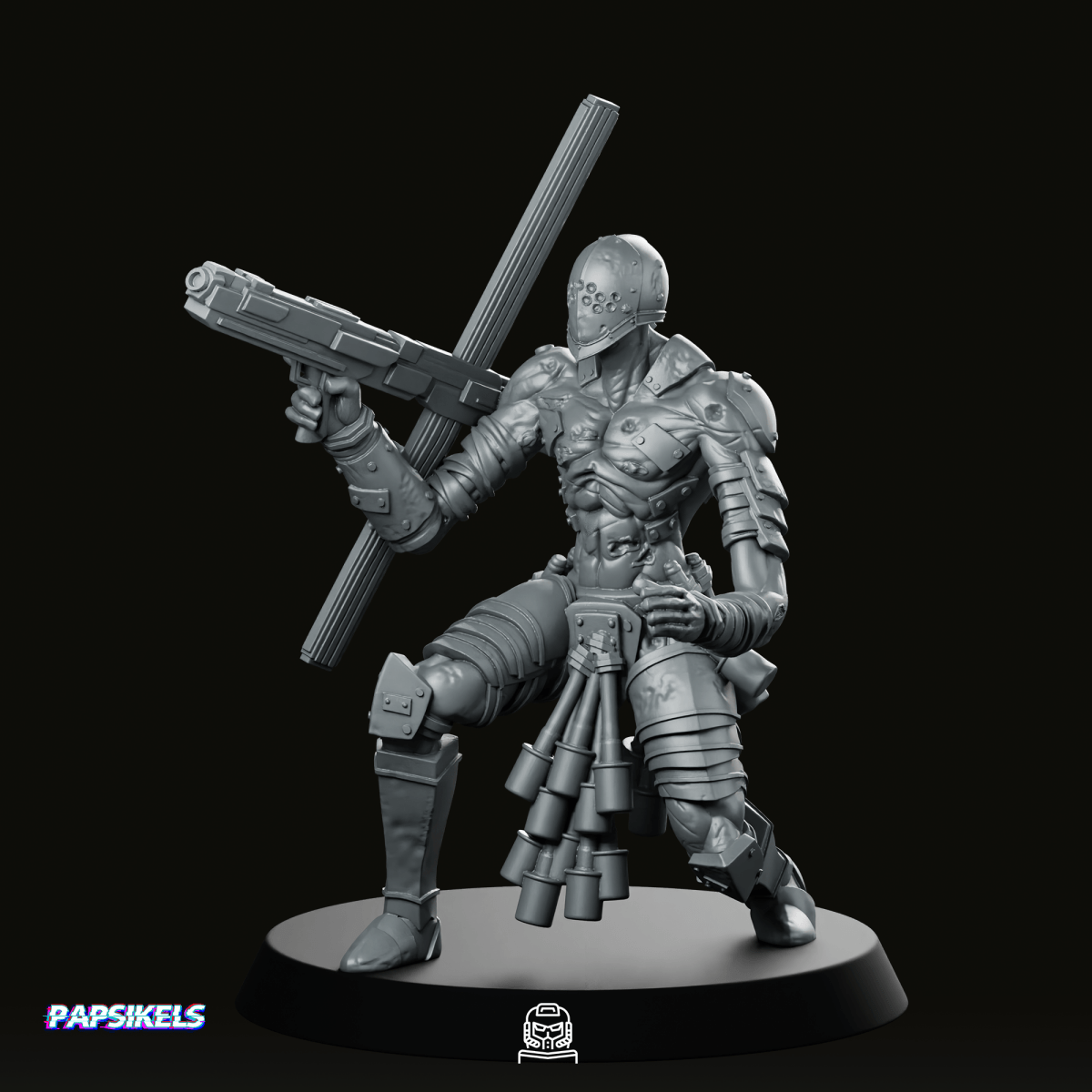 Trench Soldier Nazarene Communicant Crouching Miniature