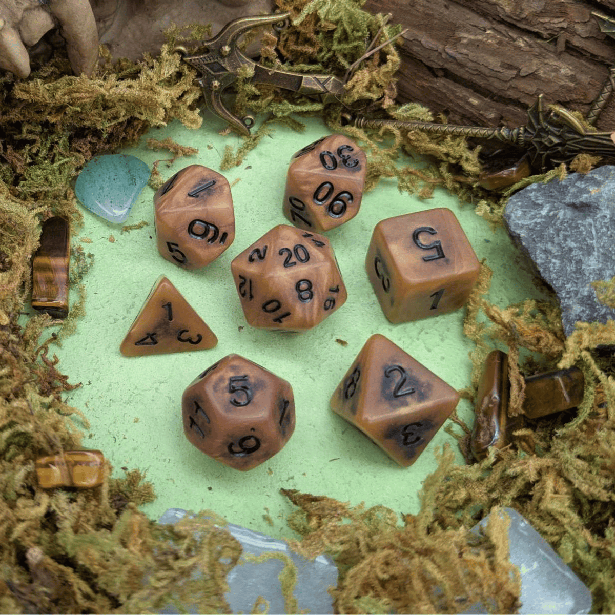Ancient Pastel Dice Set