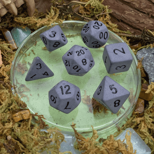 Tombstone Pastel Grey Dice