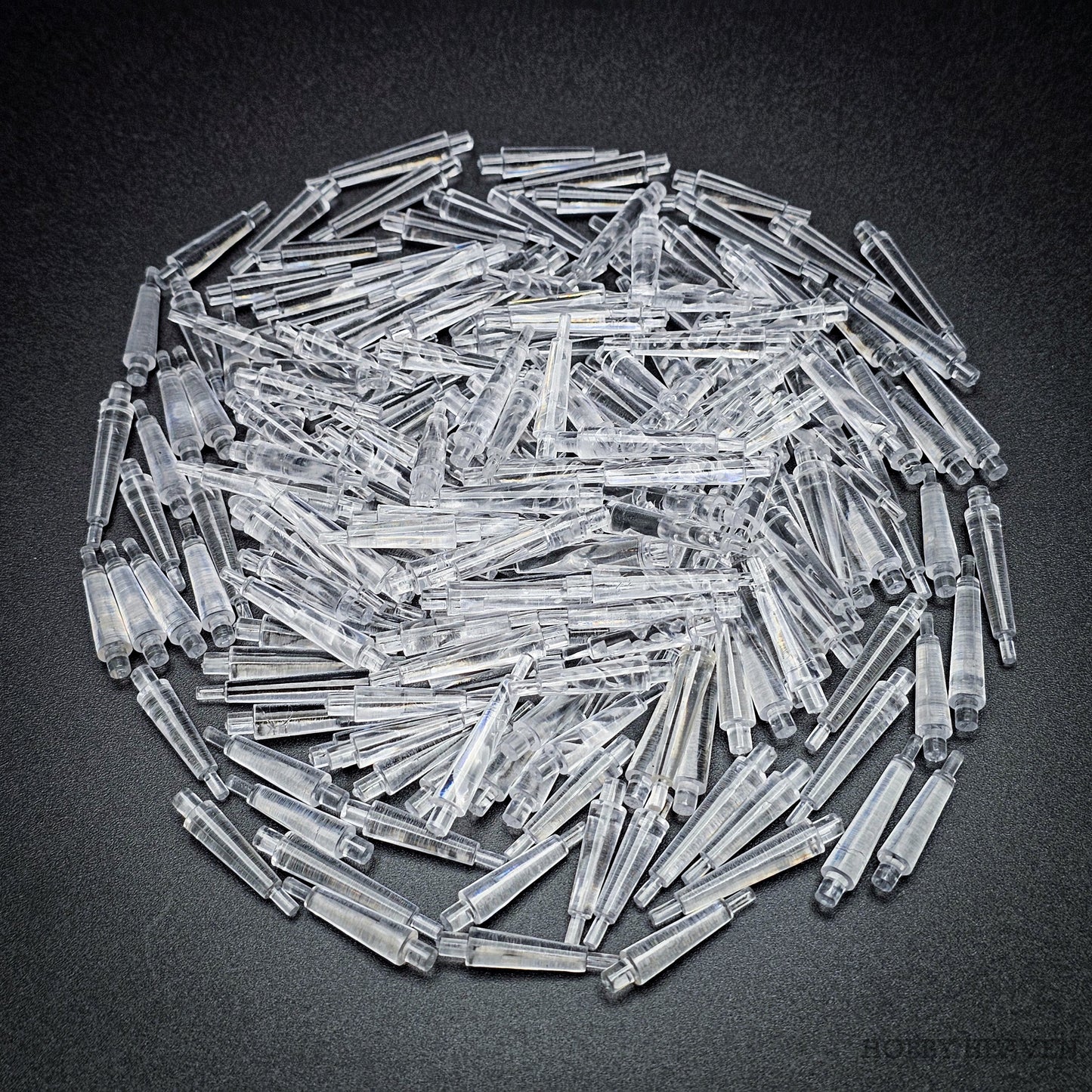 32mm Round Flying Clear Plastic Base