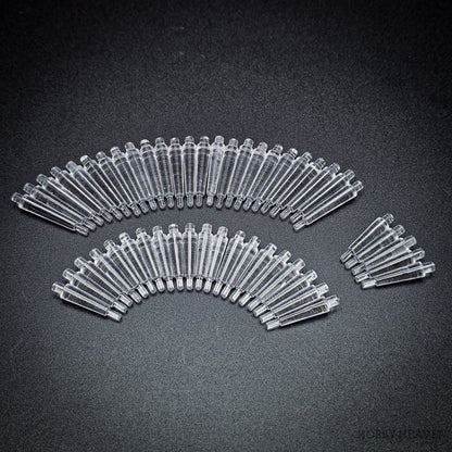 32mm Round Flying Clear Plastic Base