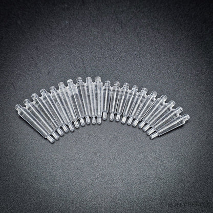 32mm Round Flying Clear Plastic Base