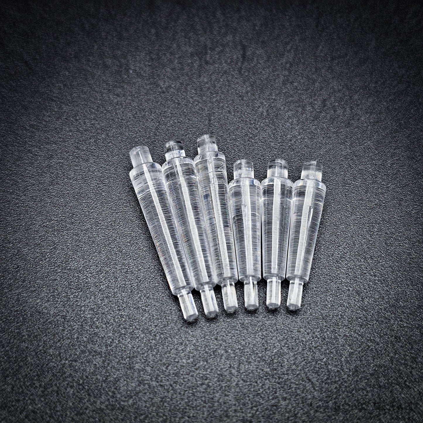32mm Round Flying Clear Plastic Base