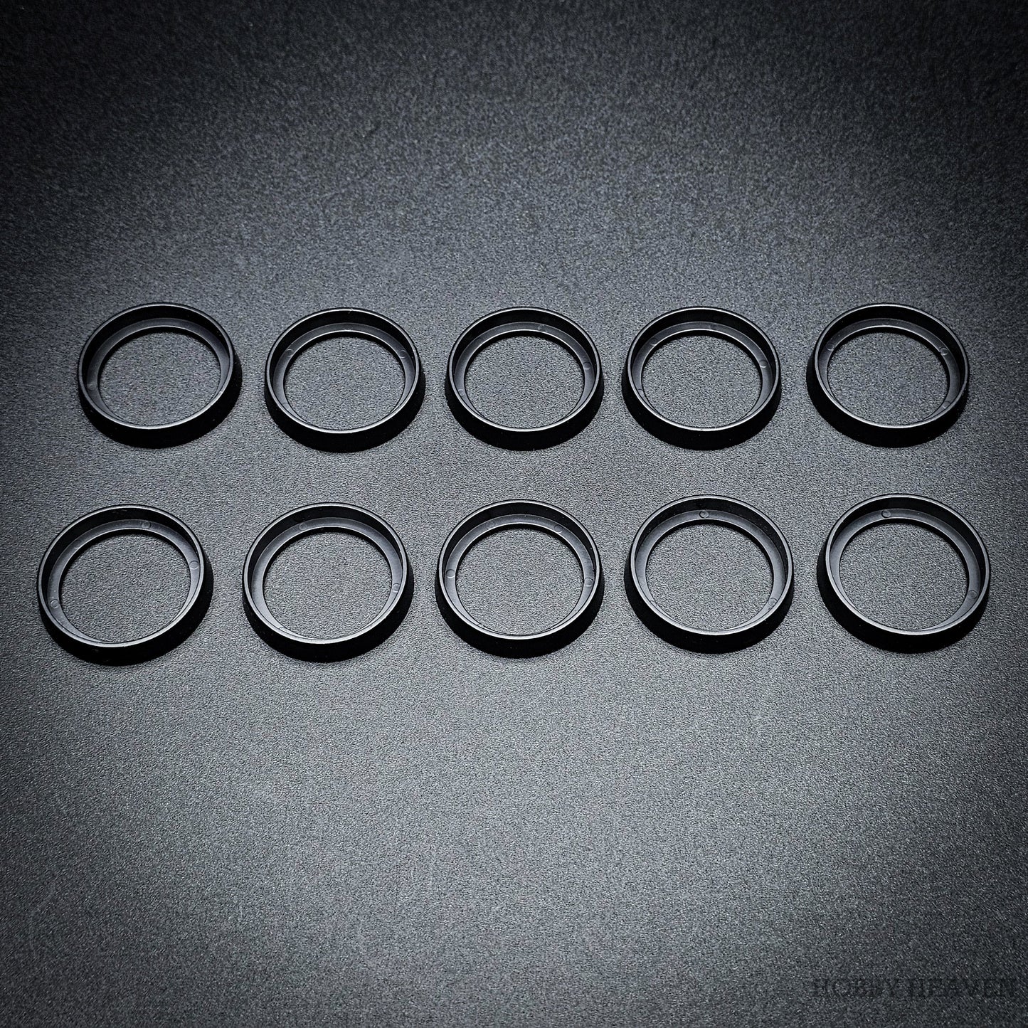 25mm to 28mm Round Base Converters ABS Plastic