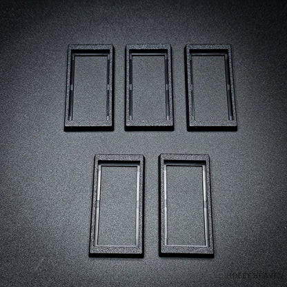 50x24mm to 60x30mm Rectangle Bases Converters ABS Plastic