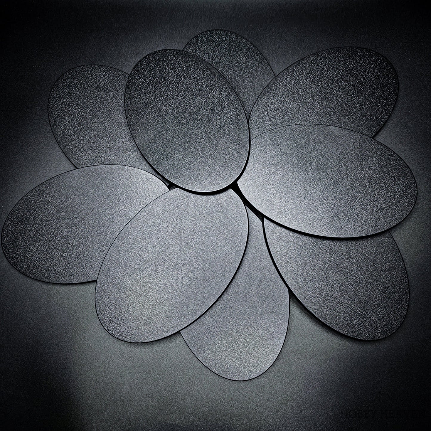 170x105mm Oval Plain Plastic Bases