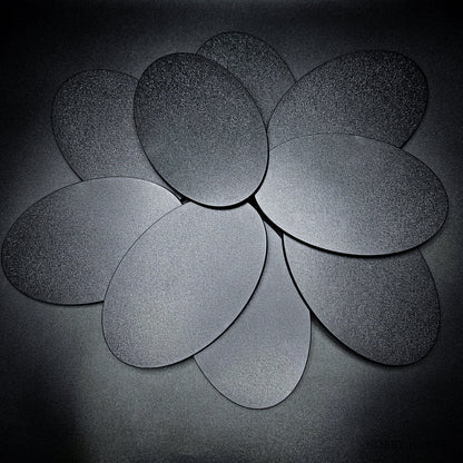 170x105mm Oval Plain Plastic Bases