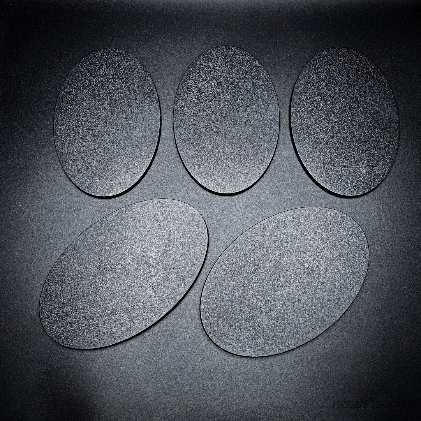 170x105mm Oval Plain Plastic Bases