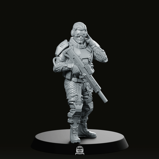 Psycho Tracers v3 Cyberpunk Miniature