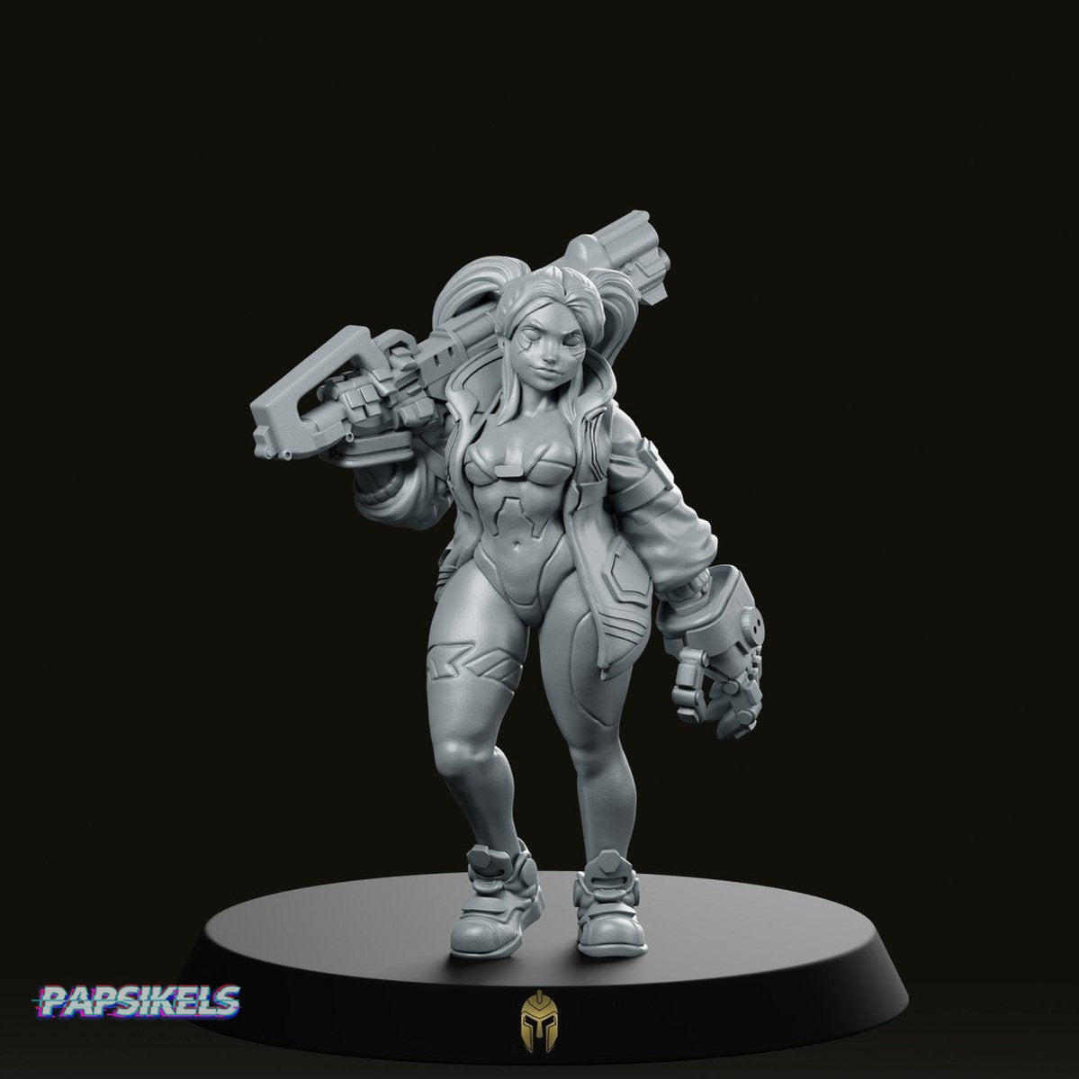 Rebekie Wears Dee Jacket Scifi Miniature