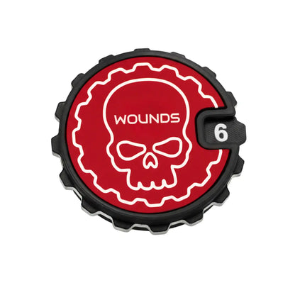Blazeheart Red 1-16 Tabletop Wound Tracker