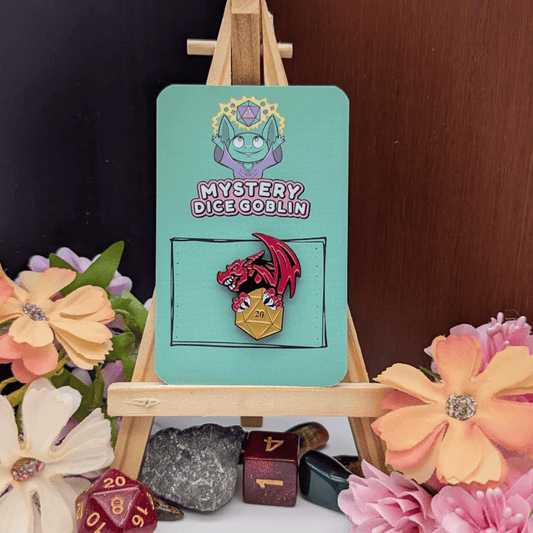 D20 Dragon Pin
