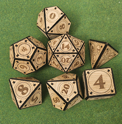 Wooden Dice Set