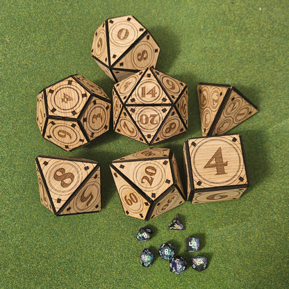 Wooden Dice Set