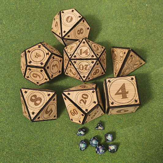 Wooden Dice Set