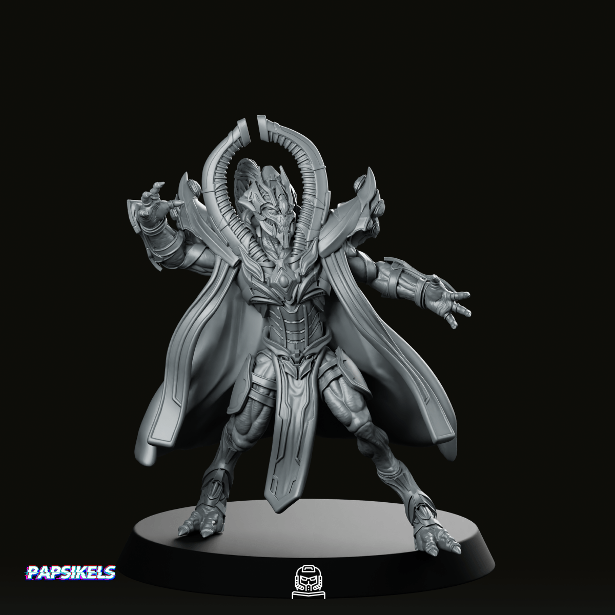 Sapient Humanoid High Ranked Templar 2 Miniature