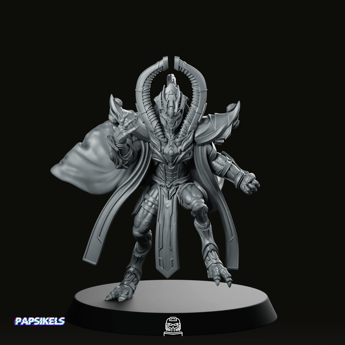 Sapient Humanoid High Ranked Templar 3 Miniature