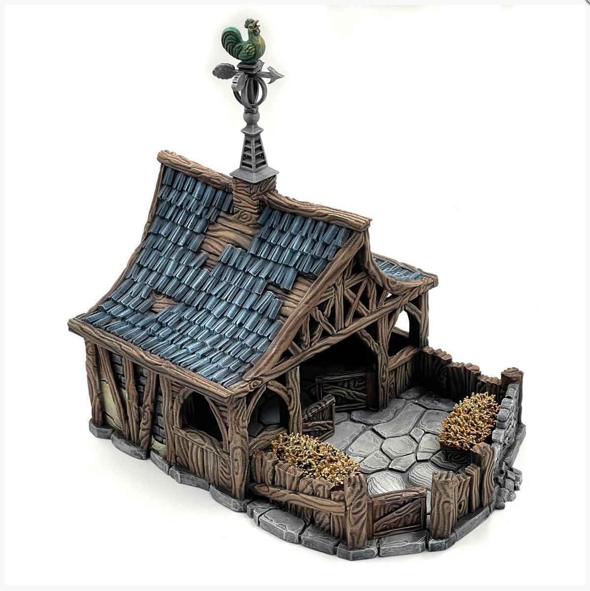 Sheep Barn - 28mm Tabletop Terrain for D&D and Wargaming