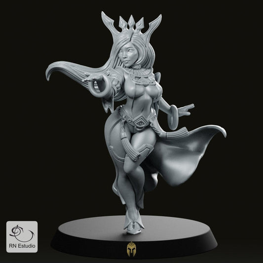 Sorceress Sapphire Mage Miniature