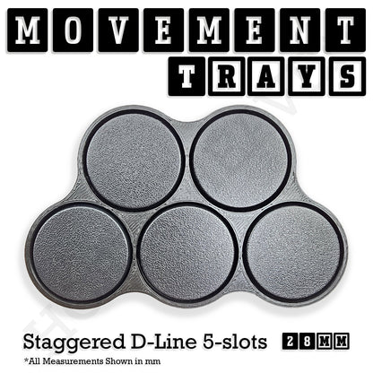 28mm Movement Trays for Tabletop Games | Wargaming | Full Range