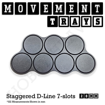 28mm Movement Trays for Tabletop Games | Wargaming | Full Range