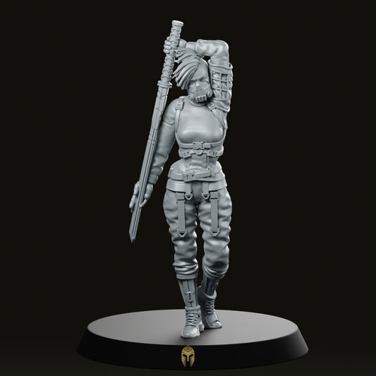 Suki 01 Cyberpunk Miniature