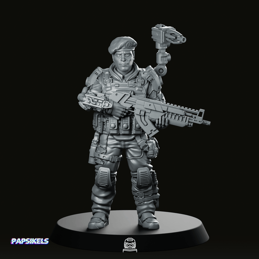 Upp Space Operating Forces Squad Leader Aa83 Syem Miniature