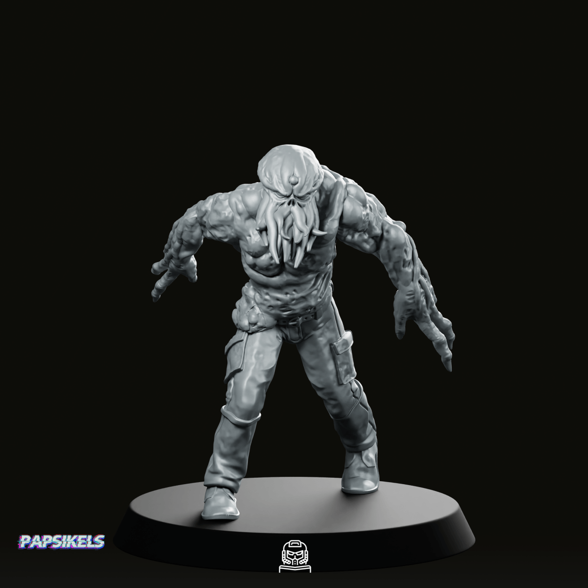 Trench Soldier Voteless Squid Mind Zombie 1 Miniature