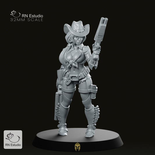 Western Irvina Cowgirl Miniature