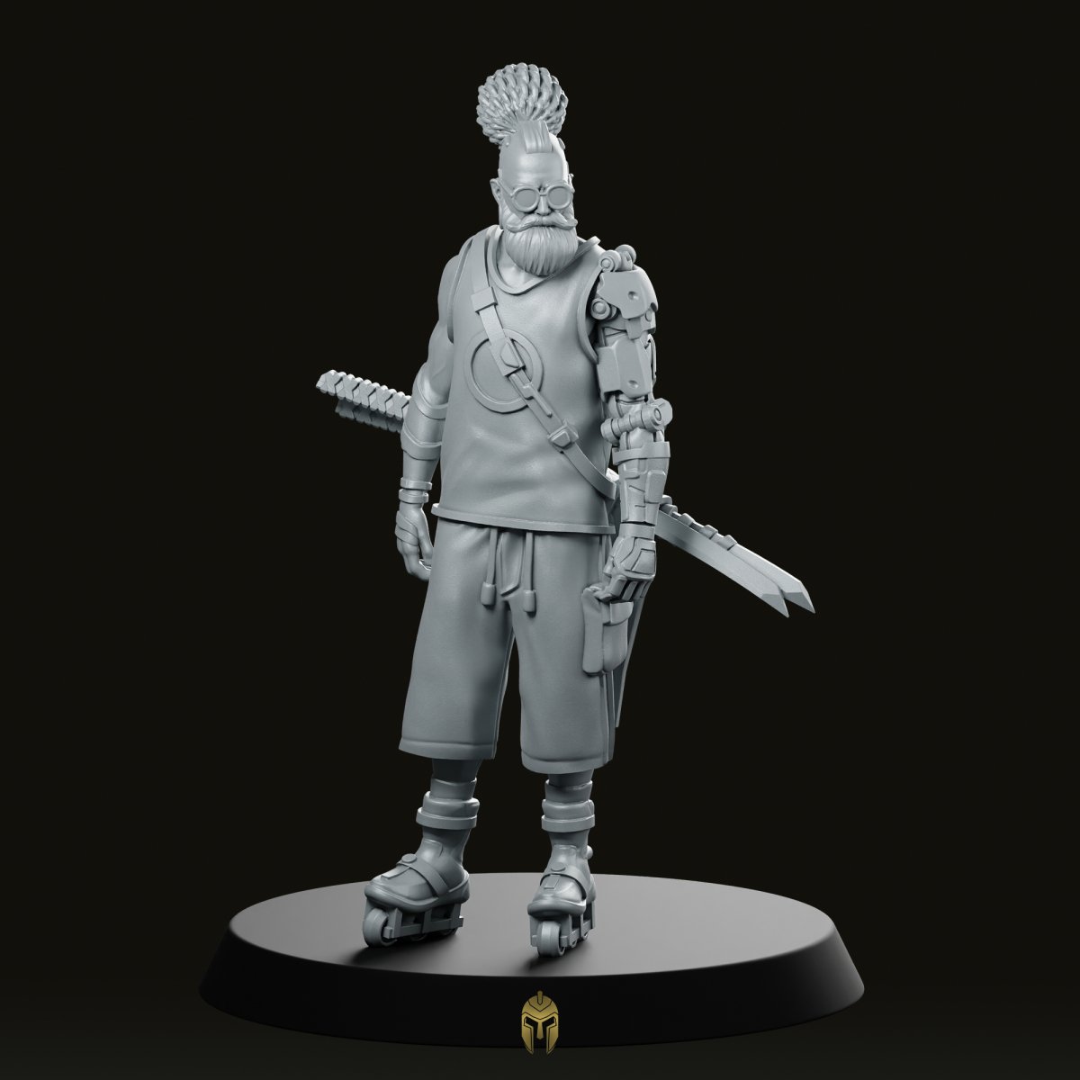 YugenJiiSan 01a Cyberpunk Miniature