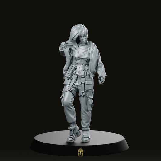 Yumiko 05b Cyberpunk Miniature
