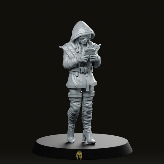Zara Davis 01 Cyberpunk Miniature